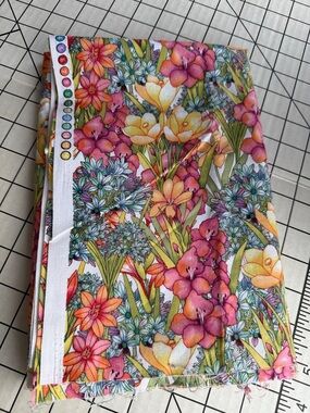 Floral Quilting Cotton Fabric Joy Hall Springs Creative 1+ Yard Bright Flowers